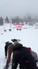 This viral clip captures a hilarious moment on a crowded snowy mountain slope. What begins as a group of friends attempting to slide down turns into a chaotic tumble of bodies in the snow. The scene is filled with laughter and playful energy, perfectly encapsulating the fun of winter sports gone delightfully wrong. by @lil.ishhhh with Original Sound by Contains: Tuta Pull Wahan - Deepak Rathore