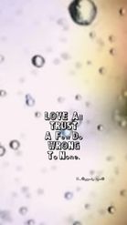 Preview for a Spotlight video that uses the Droplet Love Quote Lens