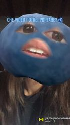 Preview for a Spotlight video that uses the Blueberry Face Lens