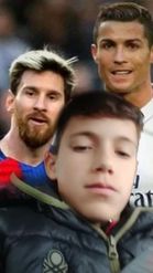 Preview for a Spotlight video that uses the fomdo cr7 y messi Lens