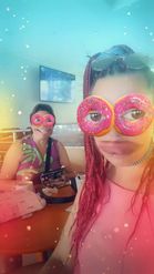 Preview for a Spotlight video that uses the Donuts Glasses Lens