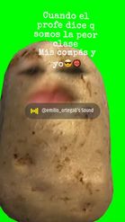 Preview for a Spotlight video that uses the potato greenscreen Lens