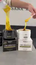 Watch this detailed comparison of SANA K's authentic and innovative waxing methods. See the traditional spatula application versus the modern strip method using their Oriental Wax. Learn how to apply the wax correctly with a wooden stick and remove hair effectively with strips. by @sanakparis with Original Sound by sanakparis