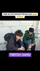 In this live stream moment, IZER is seen sitting casually on a stone ledge with friends. As he looks up from his phone, an unexpected person approaches him, causing a brief but genuine moment of surprise. The reaction is captured perfectly, showcasing the unpredictable nature of live streaming. Watch as IZER's composure shifts from relaxed to startled in seconds. by @izerflyy with Original Sound by izerflyy