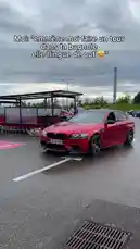 Watch as AnasDC takes his striking red BMW M5 for a spin, starting in a parking lot and cruising down a scenic road. The car's sleek design and powerful presence are highlighted throughout the journey. by @anasdc01 with Original Sound by anasdc01