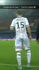 This emotional tribute captures the final moments of footballer Capelle's 11-year career with Angers SCO. The video shows him in his white and black striped jersey, celebrating with teammates, receiving a heartfelt hug, and waving to fans during a poignant farewell ceremony at the stadium. by @ligue1 with Original Sound by Contains: End of Beginning - Djo