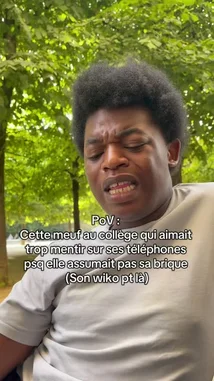 In this candid outdoor moment, Prmecc 🤩 discusses his iPhone 23, explaining it was passed down from his sister after their grandmother's passing. He shares why he doesn't bring it to school, revealing it's a family heirloom. The conversation takes a humorous turn when he mentions someone at college who 'too much lies about her phone' because she 'doesn't have the battery.' This personal anecdote offers a glimpse into his life and relationships. by @prmecc with Original Sound by prmecc