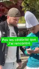 In this exciting social media post, Azure ✟ shares a candid moment where he bumps into internet celebrities Inoxtag and Squeezie. The video captures their genuine reactions and interactions, creating a relatable 'meet-up' experience for fans. by @justeazure with Original Sound by justeazure