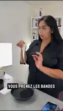 In this quick tutorial, beauty expert SANA K® Paris ♡ demonstrates her cost-effective method for reusing hair removal strips. She shows how to rinse the strip under hot water to remove hair, allowing it to be reused multiple times. This simple hack makes waxing more economical and sustainable. by @sanakparis with Original Sound by sanakparis