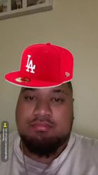 Preview for a Spotlight video that uses the LA Dodgers Hat Lens
