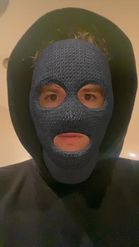 Preview for a Spotlight video that uses the Gangster Mask Lens