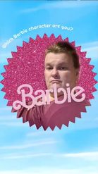 Preview for a Spotlight video that uses the Barbie Characters Lens