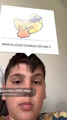 Preview for a Spotlight video that uses the Which JoJo Am I Lens
