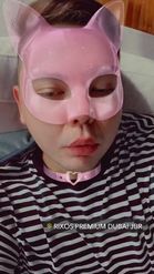 Preview for a Spotlight video that uses the Pink Plastik Mask Lens