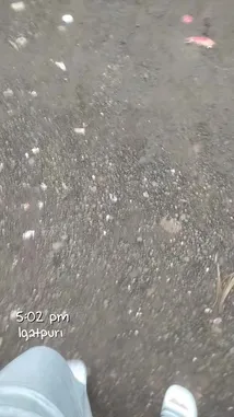 Experience the raw power of nature firsthand as Mohammad Ansari captures his journey through a dense, foggy storm in Igatpuri. This immersive, point-of-view footage shows the challenges of navigating wet, slick roads, driving past palm trees battered by the wind, and witnessing the dramatic, low-visibility conditions. It's a real-time look at travel during extreme weather. by @amohammad_97 with original sound