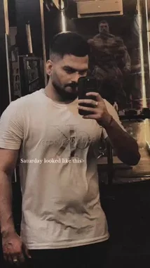 A man shares his Saturday morning look in a mirror selfie from his gym, capturing his fitness journey and daily routine. by @dsunmusic with Original Sound by dsunmusic