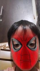 Preview for a Spotlight video that uses the Spiderman Mask Lens