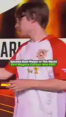 Witness the triumphant moment as Magnus Carlsen celebrates his victory at the Esports World Cup (EWC). The video captures his emotional win, the symbolic crushing of his opponent's key, and his ultimate triumph on stage. by @chesscomindia with Original Sound by chesscomindia