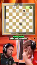 In a dramatic moment from the Chess.com EWC26 qualifier, player Denis Lazavik forces a stalemate against Hikaru Nakamura, securing his spot in the finals. The video captures the tense final moves on the board, Hikaru's stunned reaction, and Denis's celebration, highlighting the high stakes and emotional intensity of top-level chess. by @chesscomindia with Original Sound by chesscomindia