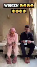A couple shares a hilarious moment on their couch. The woman, dressed in pink loungewear, excitedly shows off shopping bags after her husband hands her cash. Her exaggerated reaction and his surprised look create a relatable and funny scene about spending money. This short clip captures a slice-of-life moment perfect for social media. by @levis_ian with Original Sound by levis_ian