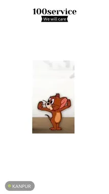 This short animation from 100Service presents a humorous comparison between 'Self cleaning' and 'Book 100Service'. Featuring a classic cartoon mouse, it visually poses the question of which option is better, creating curiosity and prompting viewers to learn more about the services offered. by @in.100service with One Heart by buto