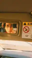 This video captures a serene moment from within a car, focusing on a person taking a mirror selfie using the vehicle's sun visor mirror. The warm, golden light flooding the interior creates a peaceful and contemplative atmosphere. It's a simple yet evocative snapshot of a quiet journey. by @lil.ishhhh with Original Sound by lil.ishhhh