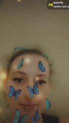Preview for a Spotlight video that uses the Blue Butterflies  Lens