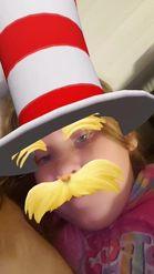Preview for a Spotlight video that uses the Dr Seuss Hat Lorax Lens
