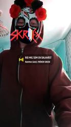 Preview for a Spotlight video that uses the SKRILLEX MASK Lens