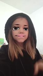 Preview for a Spotlight video that uses the ROBLOX WOMAN FACE Lens