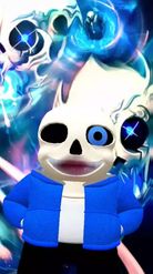 Preview for a Spotlight video that uses the sans undertale Lens