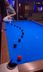 Dude pots red ball with a curving pool shot 🔴