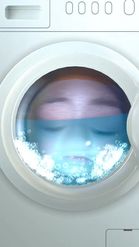 Preview for a Spotlight video that uses the Washing Machine Lens