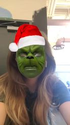 Preview for a Spotlight video that uses the the grinch lens Lens