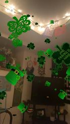 Preview for a Spotlight video that uses the Saint Patrics Day Lens