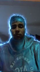Preview for a Spotlight video that uses the Blue Flame Ghost Lens