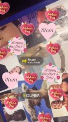 Preview for a Spotlight video that uses the Mother's Day Heart Lens