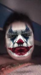 Preview for a Spotlight video that uses the joker mask Lens