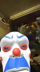 Preview for a Spotlight video that uses the Thief Joker Mask Lens