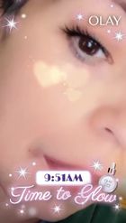 Preview for a Spotlight video that uses the Hearts on Cheeks Lens