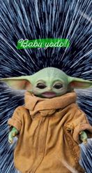 Preview for a Spotlight video that uses the BABY YODA Lens