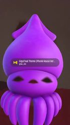 Preview for a Spotlight video that uses the Purple Squid Head🦑💜 Lens