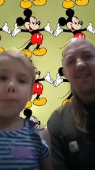 Preview for a Spotlight video that uses the mickey mouse Lens