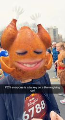 Preview for a Spotlight video that uses the Turkey Head Lens