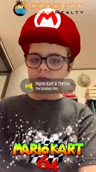 Preview for a Spotlight video that uses the Mario Kart Lens