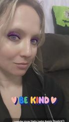 Preview for a Spotlight video that uses the Purple Eye Lashes Lens