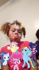 Preview for a Spotlight video that uses the my little pony Lens