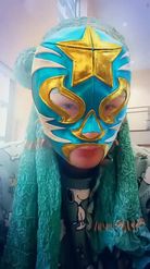 Preview for a Spotlight video that uses the Wrestling Mask Lens