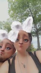 Preview for a Spotlight video that uses the Cute Bunny Lens