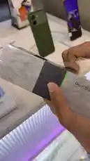 Watch as we unbox the new Realme Note 60 Pro smartphone. This video provides a close-up look at the retail packaging and initial reveal of the device, offering a first impression for tech enthusiasts. by @point_tech1 with Original Sound by point_tech1